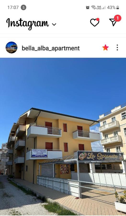 Bella Alba Apartment On The Beach Альба-Адріатіка Екстер'єр фото